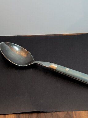 VTG Washington Forge MARDI GRAS Light Blue Stainless Soup Spoon Flatware